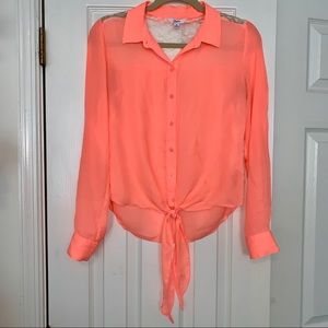 Vibrant Button-Down Top!